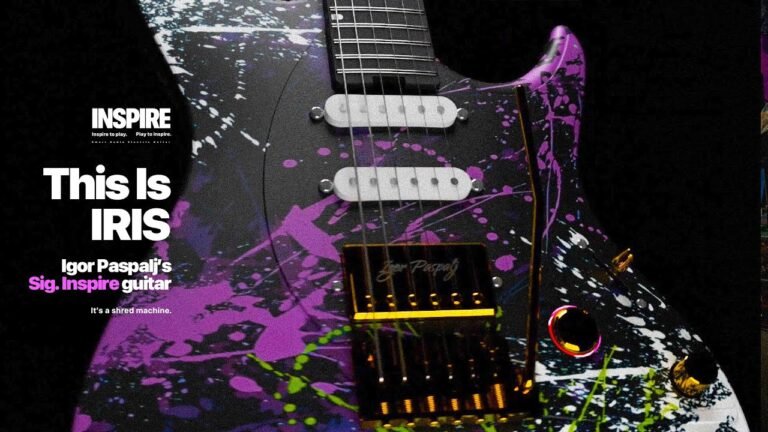 Introducing Igor Paspalj Signature Guitar – Inspire IRIS