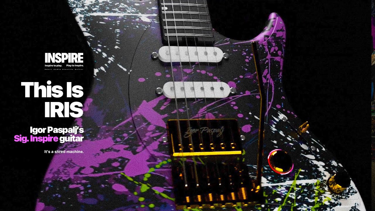 Introducing Igor Paspalj Signature Guitar - Inspire IRIS - Igor