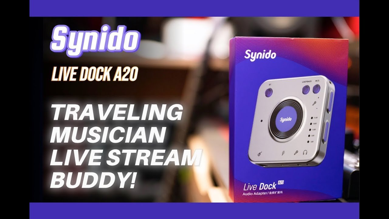 Synido Live Dock A20 – Your Live Stream Buddy